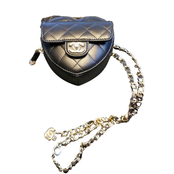 Chanel hottest heart belt bag in black - Picture 1 of 8